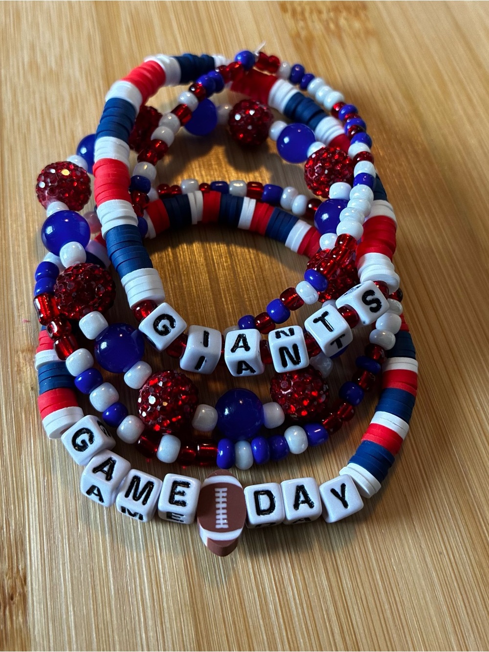 Giants 'Game Day' Beaded Bracelet Set